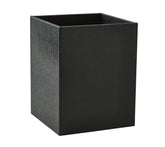 Shagreen Black Waste Basket